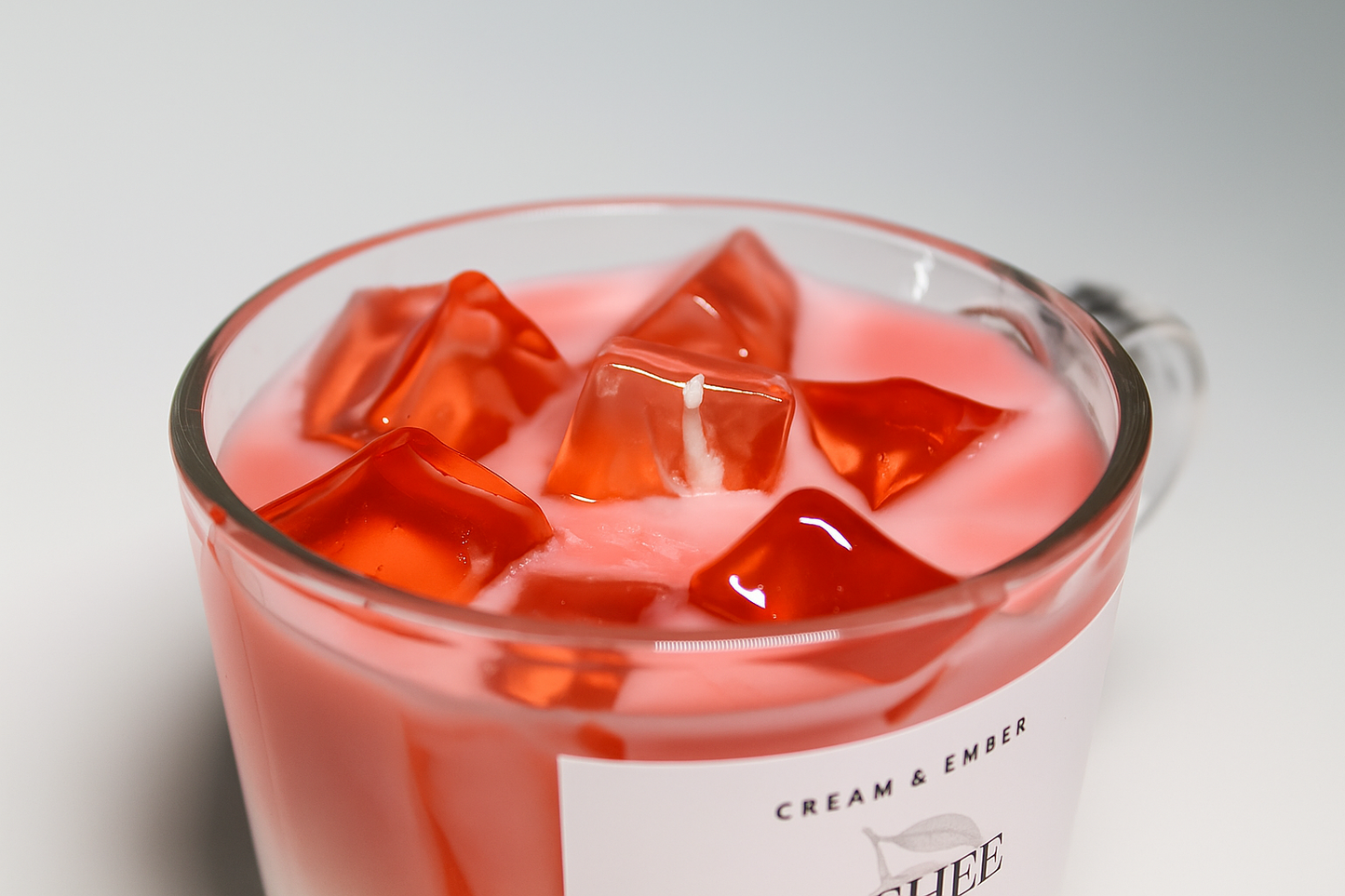 Iced Lychee & Vanilla Latte Candle